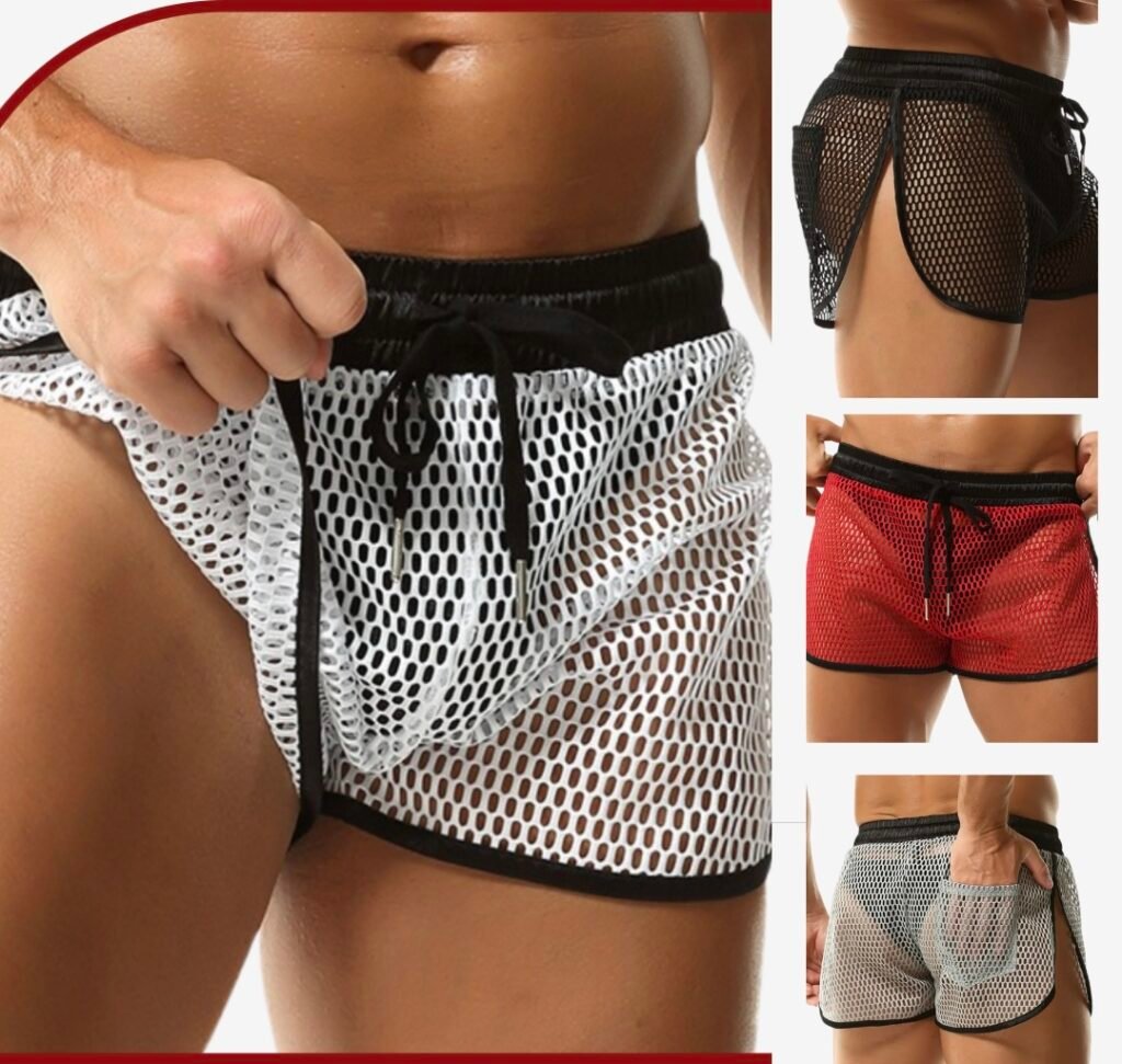 Wholesale mesh athletic shorts — gay festival clothing