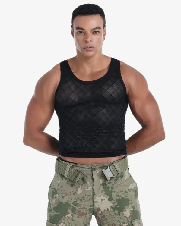 model wearing Wholesale Gay Clubwear Top