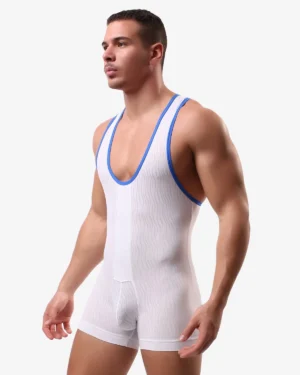 men wearing Sexy mesh gay singlet wholesale