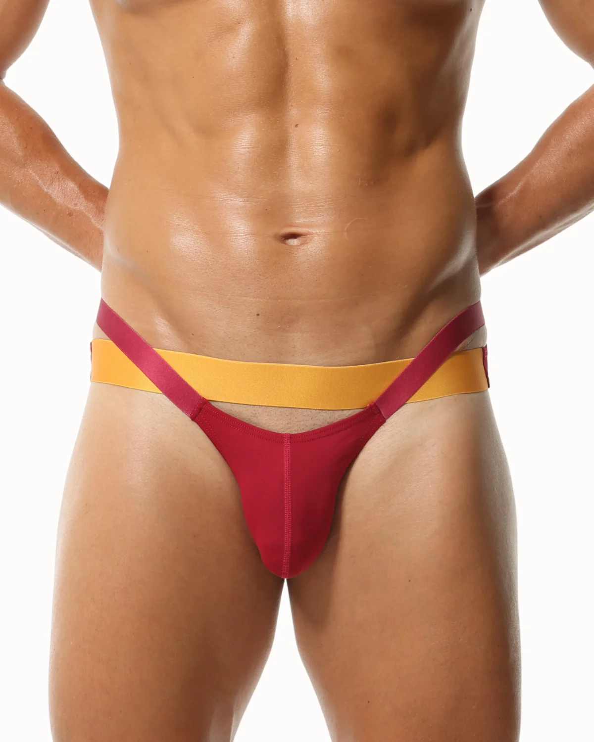 Burgundy jock brief wholesale -Spicy and Shiny Wholesale Gay Apparel